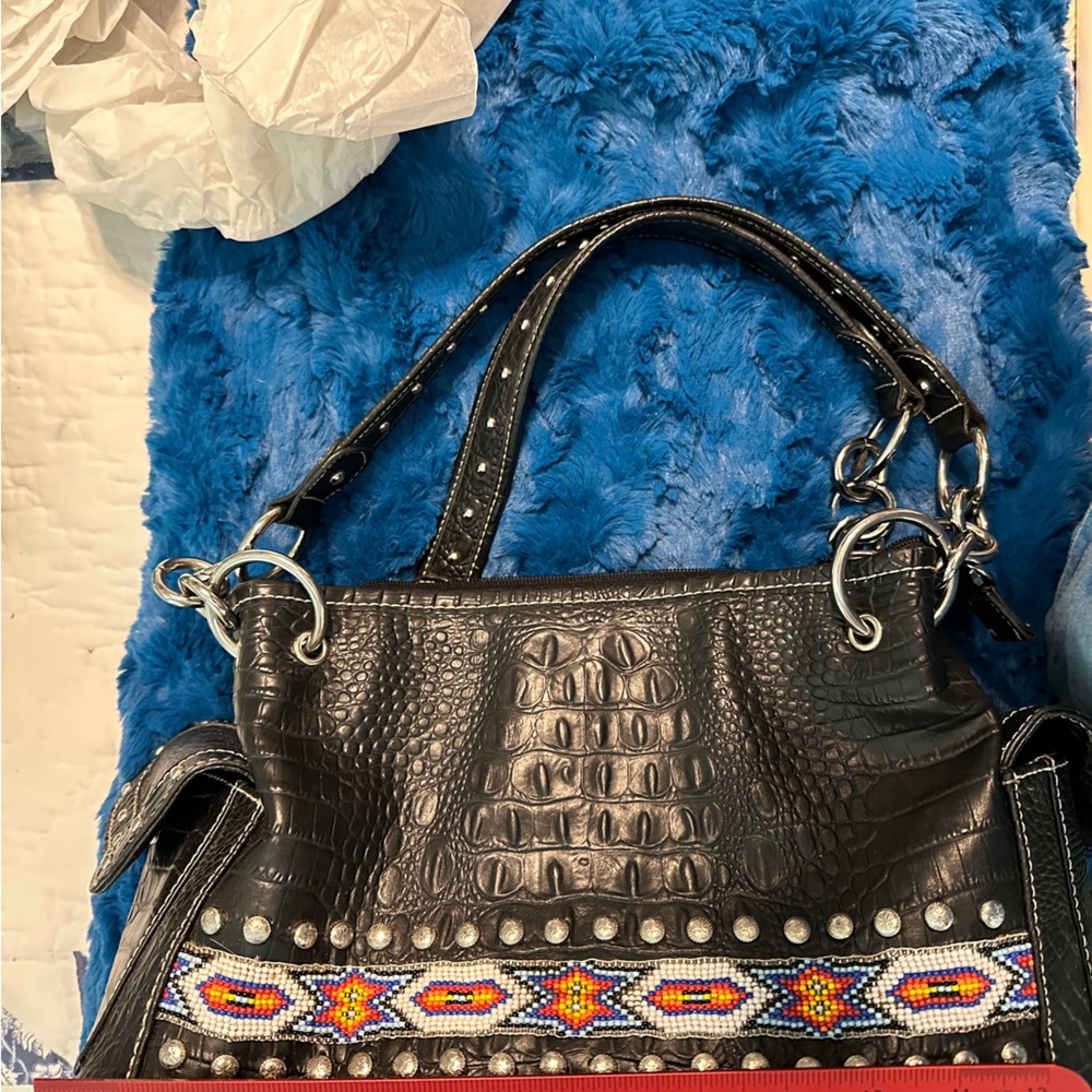 Beaded handbag